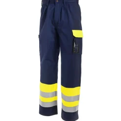 Housut Highvis 1584 keltainen/sininen - Blåkläder Online