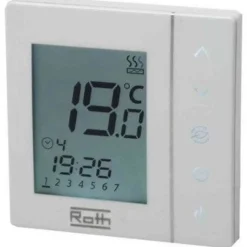 Huonetermostaatti Basicline näytöllä 230V - Roth Hot