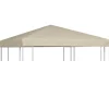 FinePRICE Huvimajan katto 310 g/m² 3x3 m beige Clearance