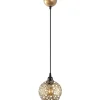 Linento Lighting Ikkunavalaisin Selcuklu, Ø17cm, E27, kulta Outlet