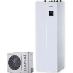 Ilma-vesilämpöpumppu DUO KMK-240L-100RY3/KHA-08RY1-B, 8kW - KAISAI Best