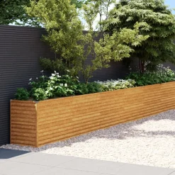 FinePRICE Istutuslaatikko 578x50x69 cm corten-teräs Discount