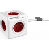 Allocacoc Jatkojohto PowerCube Extended 1,5m 5-osainen punainen/valkoinen Clearance
