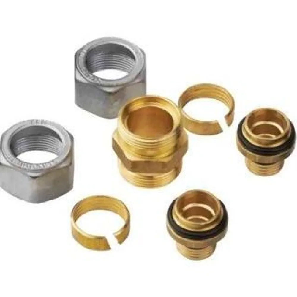 Jatkoliitin 16 x 2mm lattialämmitysputkelle - Roth New