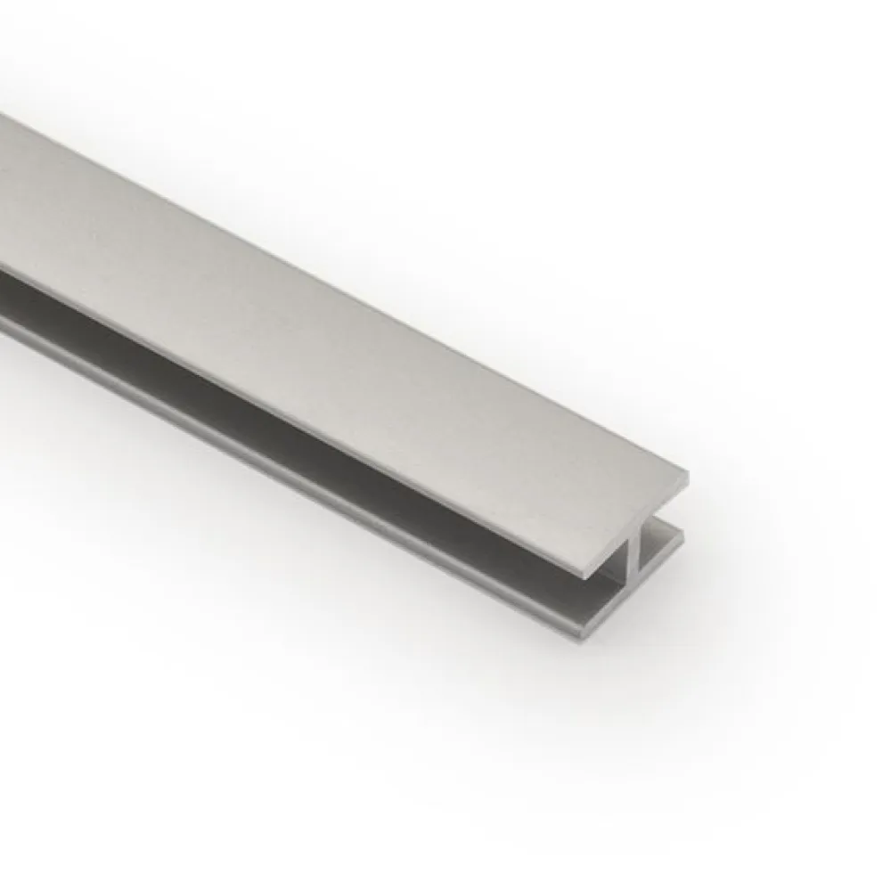 Jatkolista välitilalevylle H-profiili silver 4000 mm - Aluco New