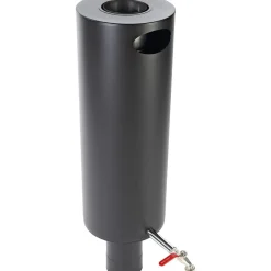 vedenlämmitin, vesisäiliö piippumalli pyöreä 25l Ø 115 mm, musta - Jeremias Best