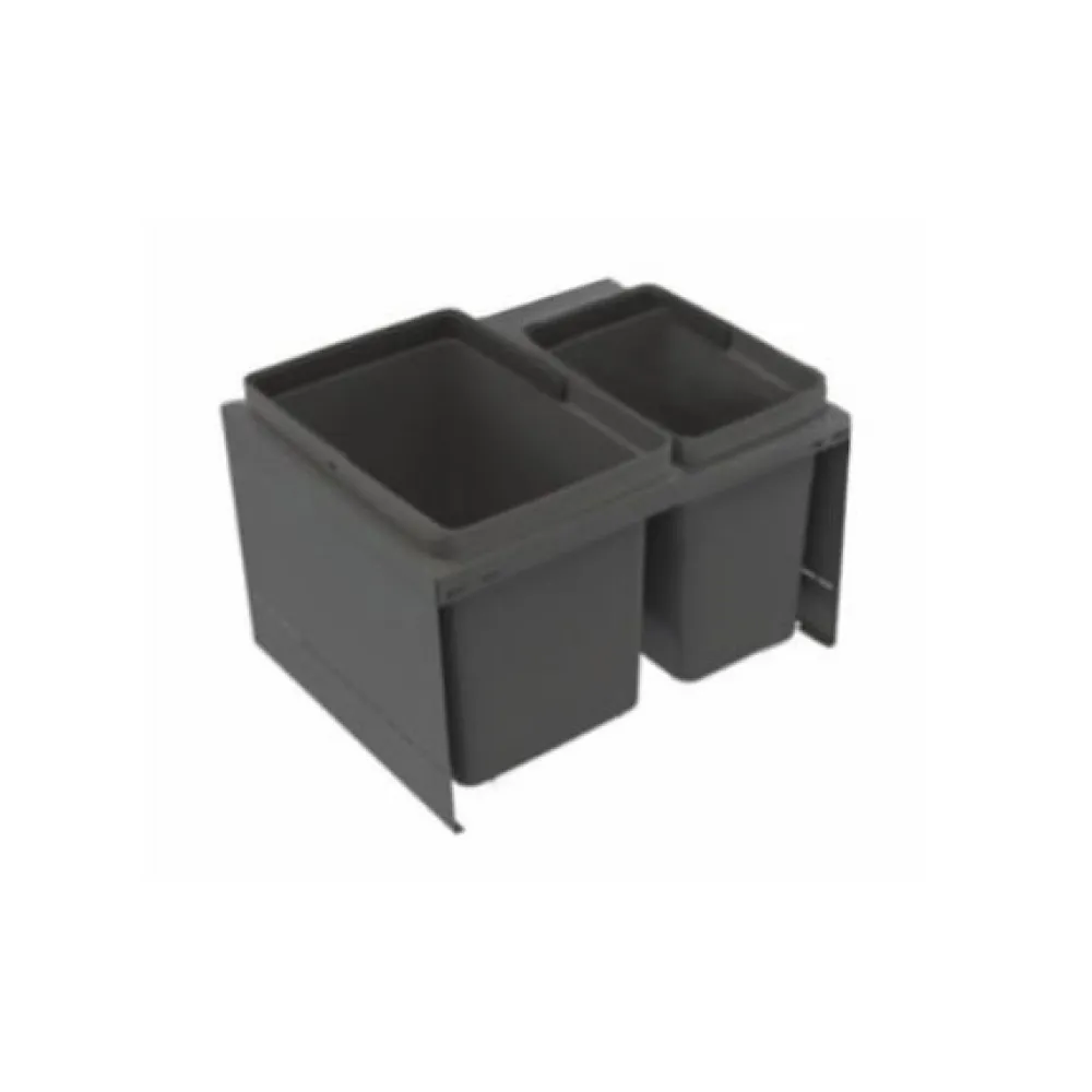 IMA Jätelajittelujärjestelmä Cube Compact M50 1x10L + 1x19L tummanharmaa Outlet