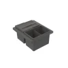 Jätelajittelujärjestelmä Cube Basic Low M40 2x8L tummanharmaa - IMA Best