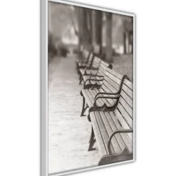 Artgeist Juliste Park Benches kehyksillä eri kokoja Best