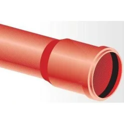 Pipelife Kaapelinsuojaputki punainen TEL OPTO B 50x2,0x6000 Clearance