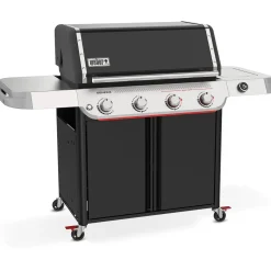 Kaasugrilli Weber Genesis E-425W, 4 poltinta, musta - Weber Grill Outlet
