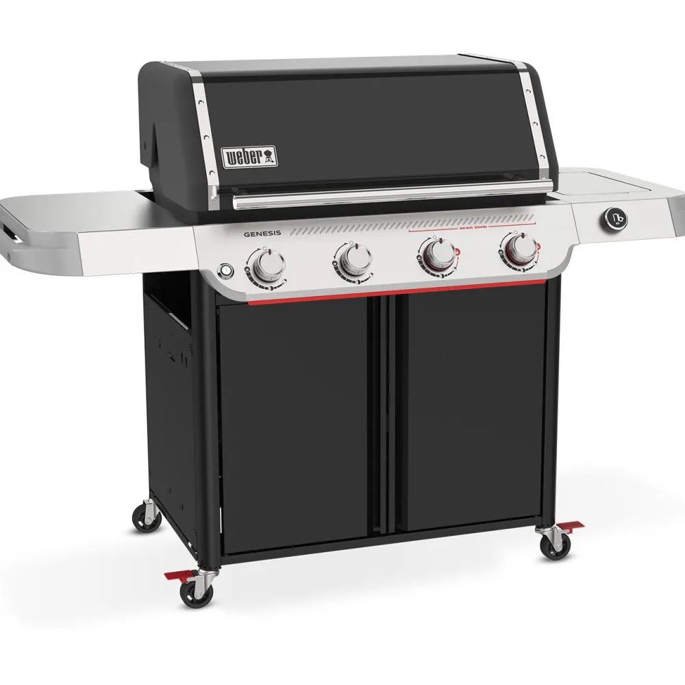 Kaasugrilli Weber Genesis E-425W, 4 poltinta, musta - Weber Grill Outlet