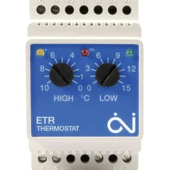 Pistesarjat Kaksoistermostaatti ETR/F-1447A DIN-kisko 16A New