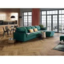 DomusFlooring Kalanruotoparketti Tammi Ashford HB 14x130x725 mm Clearance