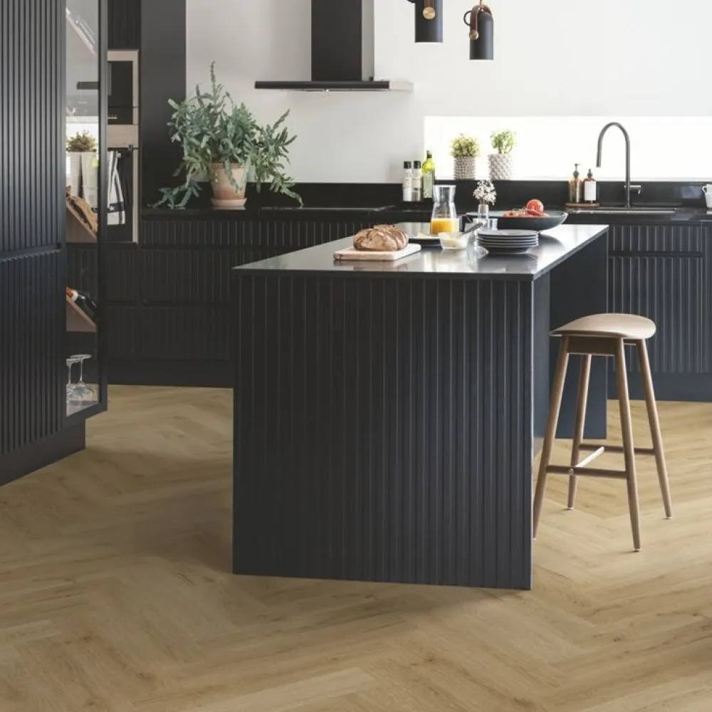 Kalanruotovinyyli Voxnan Pad Pro, Beige Valley oak, integroitu alusmateriaali - Pergo New