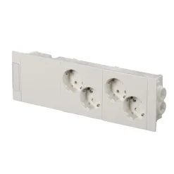 Kanavapistorasia ProDuct - 4S/16A/IP20 Kytk. valkoinen - ABB