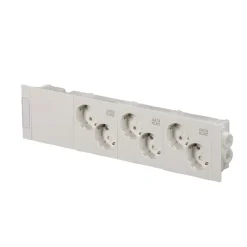 Kanavapistorasia ProDuct - 6S/16A/IP20 Kytk. valkoinen "Data" - ABB Clearance