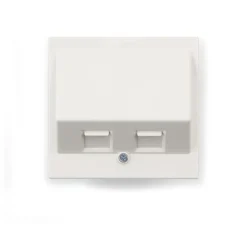 Ensto Kanavarasia Educt Adapteri 2XRJ45, Keystone, valkoinen Discount