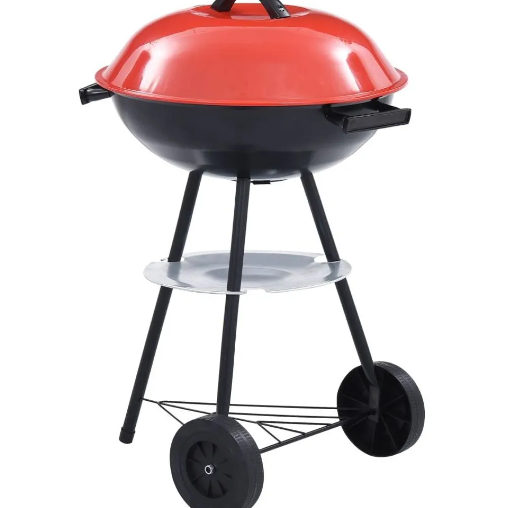 Kannettava xxl hiiligrilli pyörillä 44 cm - FinePRICE Clearance