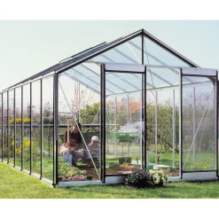 Kasvihuone Prestige 15,9 m² turvalasi/alumiini + sokkeli - ACD Sale