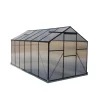 Mag-Pro Kasvihuone Garden 7.1m² sokkelilla musta Clearance