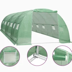 FinePRICE Kasvihuone 24m² 6x4x2 m Best