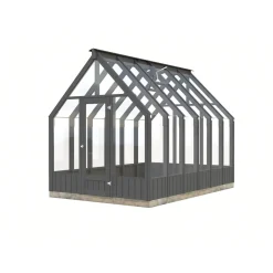 Kasvihuone Emilia 8,2 m2, turvalasi, puurunko - Palmako Best
