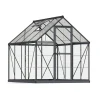Kasvihuone Hybrid 4,6 m² 6x8 ft harmaa - Palram-Canopia New