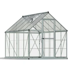 Palram-Canopia Kasvihuone Hybrid 5,7 m² 6x10 ft hopea Discount