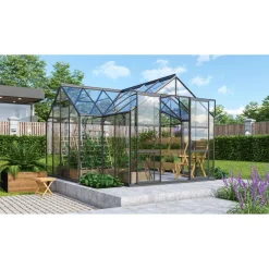 Kasvihuone Sirius 13m² alumiinirunko musta - Vitavia Best