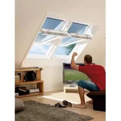 Kattoikkuna TripleProtect käsikäyttöinen lapeikkuna 66 cm x 140 cm - Velux Sale