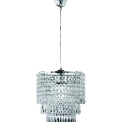 Kattokruunu Orient Ø 250x1600 mm kromi - Trio New