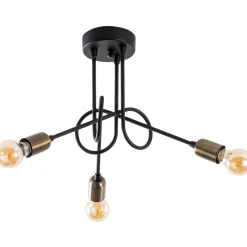 Kattovalaisin Viraj 3-osainen musta/pronssi - Linento Lighting Online