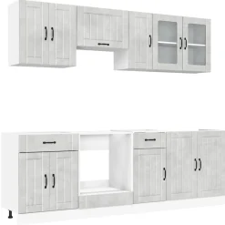 Keittiön kalustesarja, 8-osainen Kalmar, eri värejä (43825) - FinePRICE Clearance