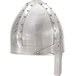 Keskiaikaisen ritarin kypärä 5 antiikki kopio teräs hopea - FinePRICE Clearance