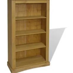 FinePRICE Kirjahylly 4 tasoa meksikon mänty corona-sarja 81x29x150cm Online