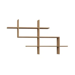 Linento Furniture Kirjahylly Halic, tammipuu Discount