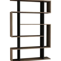 Linento Furniture Kirjahylly Mito antrasiitti/ruskea Best