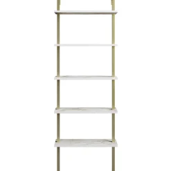 Linento Furniture Kirjahylly Piante valkoinen/kulta Outlet