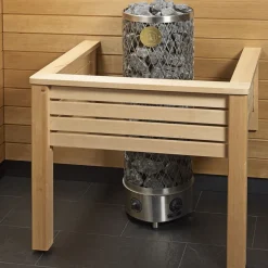 Sun Sauna Kiukaan suojakaide/jalkatuki Classic U-malli mittojen mukaan Outlet