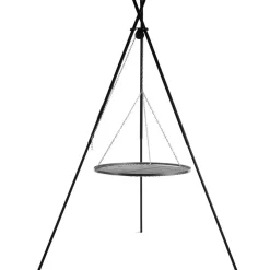 Kolmijalkagrilli CookKing, Ø60cm, korkeus 210 cm, raakateräs - Gop Discount