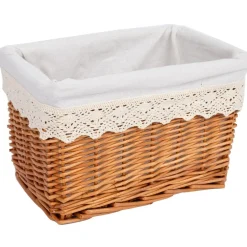 Home4you Kori MAX-5 30x20xK18 cm, vaaleanruskea, pitsillä Discount