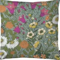 Koristetyynynpäällinen Ahomaa, 43x43cm, vihreä/pinkki - Vallila Sale