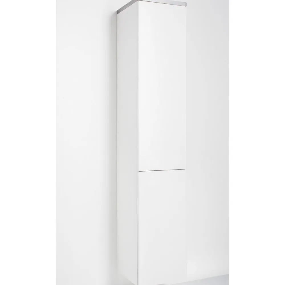 Korkea kaappi Glow 1750x360x330mm push open valkoinen - Ido Discount