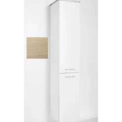 Ido Korkea kaappi Glow 330x1750x360mm vetimellä tammi Hot