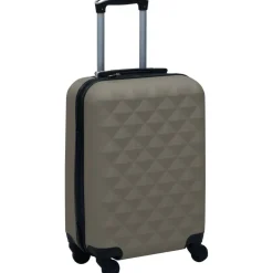 Kovapintainen matkalaukku antrasiitti ABS - FinePRICE Discount