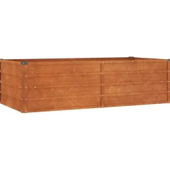 FinePRICE Kukkalaatikko korotettu, ruoste, Corten teräs, eri kokoja (13585) Hot