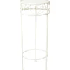 Kukkateline SANDY Ø25xK60 cm, antiikinvalkoinen - Home4you
