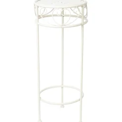 Kukkateline SANDY Ø25xK60 cm, antiikinvalkoinen - Home4you