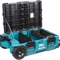 Kuljetuslaatikko Maktrak P-91001 pyörillä/vetoaisalla - Makita Clearance